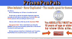 Desktop Screenshot of prisonpenpals.com